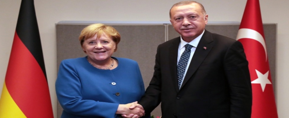 Cumhurbaşkanı Erdoğan, Merkel ile telefonda görüştü