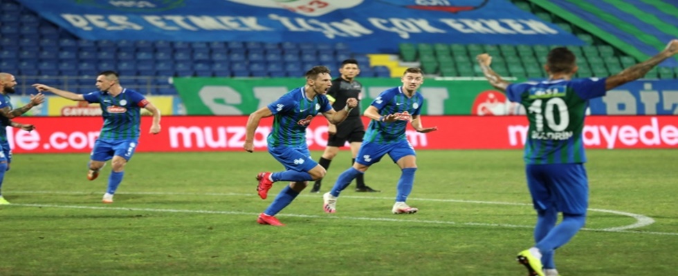 Çaykur Rizespor evinde Yeni Malatyaspor’u 3-0 Yendi
