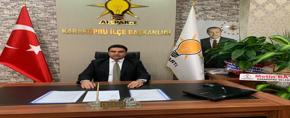 AK Parti Karaköprü İlçe Başkanı Ağan’ dan Kurban Bayramı mesajı