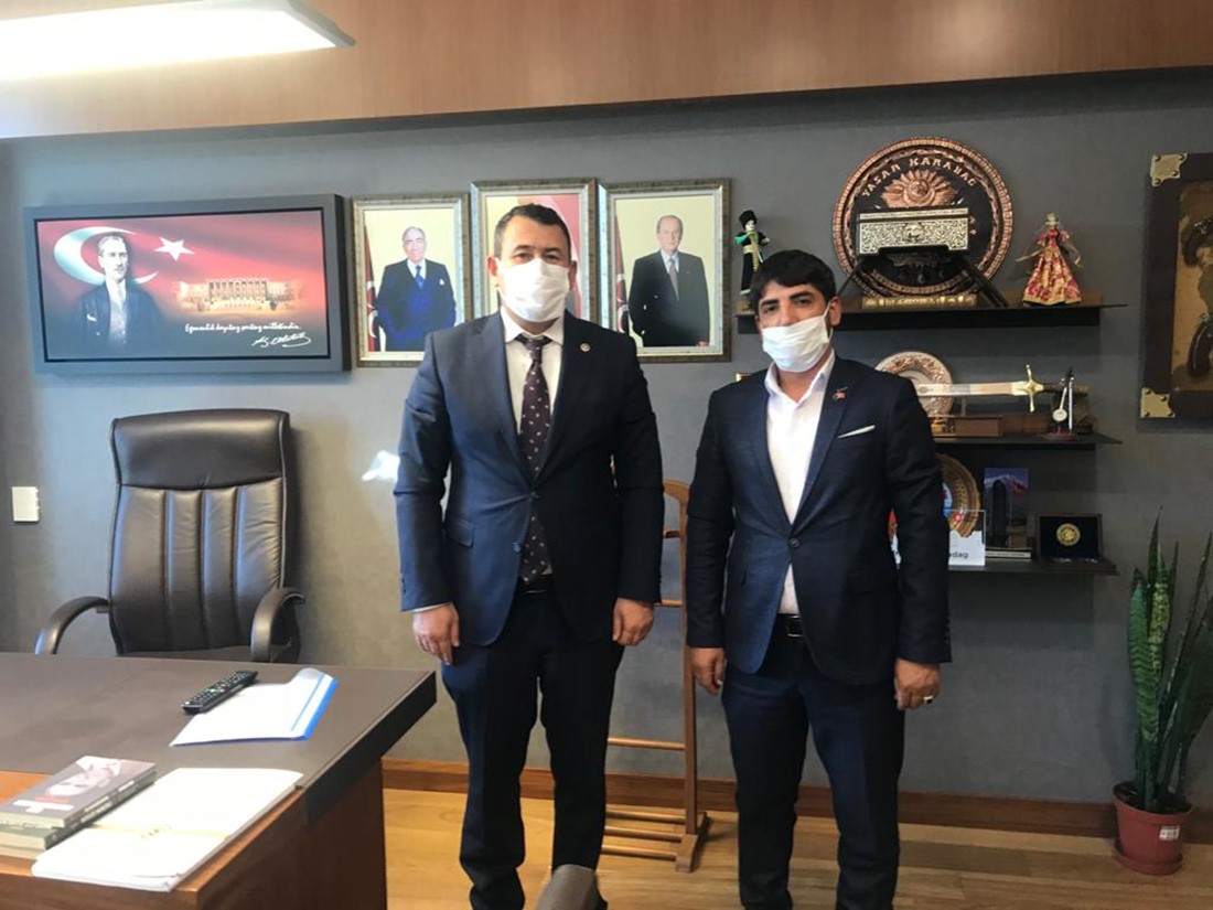 AZİZ AKKUŞ ` TAN MHP IĞDIR MİLLETVEKİLİ YAŞAR KARADAĞ `A ZİYARET