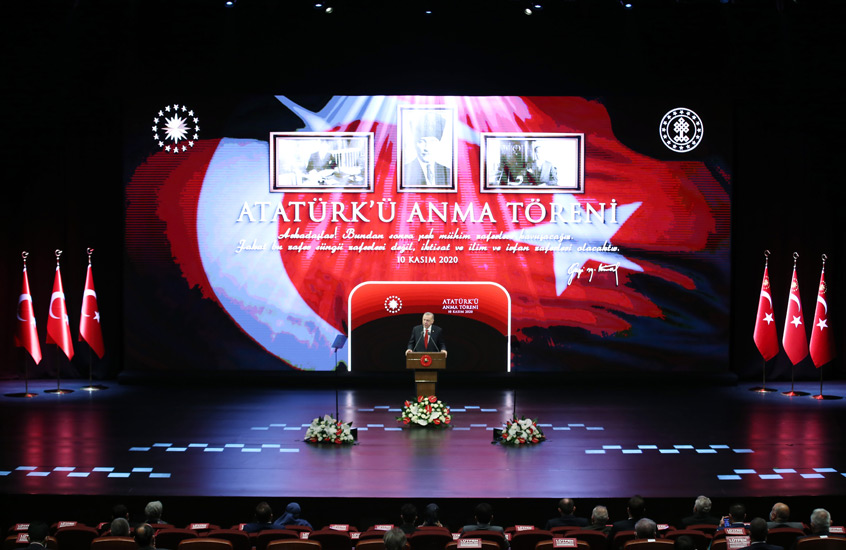Cumhurbaşkanı Erdoğan, Atatürk’ü Anma Töreni’nde Konuştu