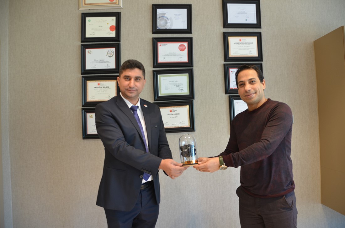 Hüseyin Kıran `dan  Doç. Dr. Musa Çakıcı `ya Ziyaret