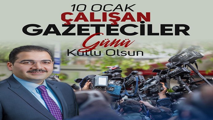 Haliliye Belediye Başkanı Mehmet Canpolat `tan 10 Ocak Çalışan Gazeteciler Günü Mesajı