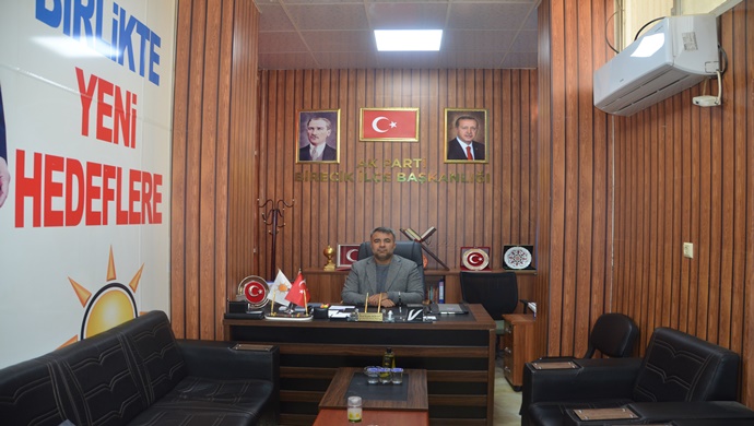 AK PARTİ BİRECİK İLÇE BAŞKANI EROL ERGİN AÇILAN `DAN KADİR GECESİ MESAJI