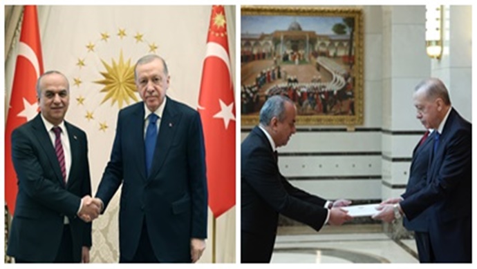 Türkiye Cumhuriyeti Cumhurbaşkanı’na Güven Mektubunun Takdimi Töreni