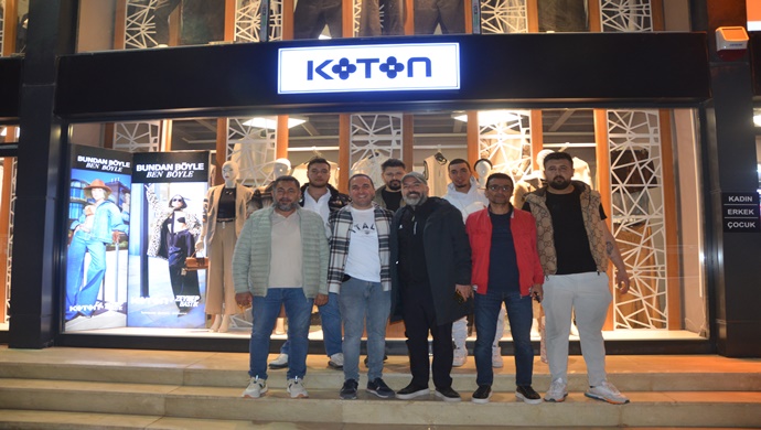 Mehmet Ali Şahin`den Koton Birecik Bayisi Yönetim Kurulu Başkanı İbrahim Halil Karakan`a Ziyaret