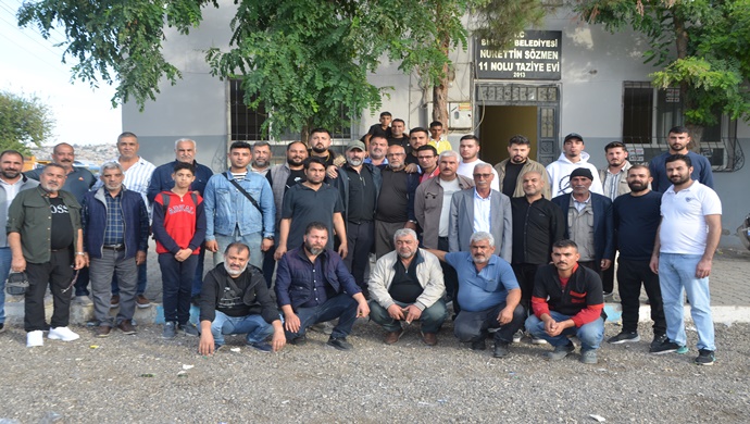 Mehmet Ali Şahin`den Taziyeden Dolayı Teşekkür Mesajı