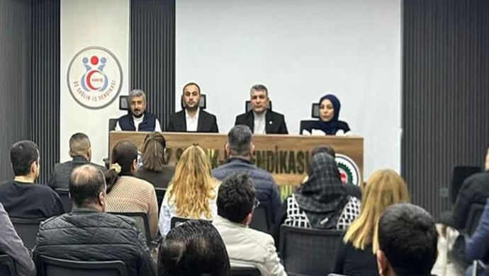 ÖZ SAĞLIK İŞ SENDİKASI GAZİANTEP ŞUBE BAŞKANI MEHMET GÖRGEL`DEN TOPLANTI